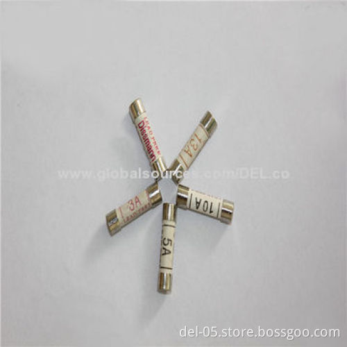 Ceramic Tube Fuses with 3/5/10/13A Current, Meets BS1362 Standard, ASTA-approved